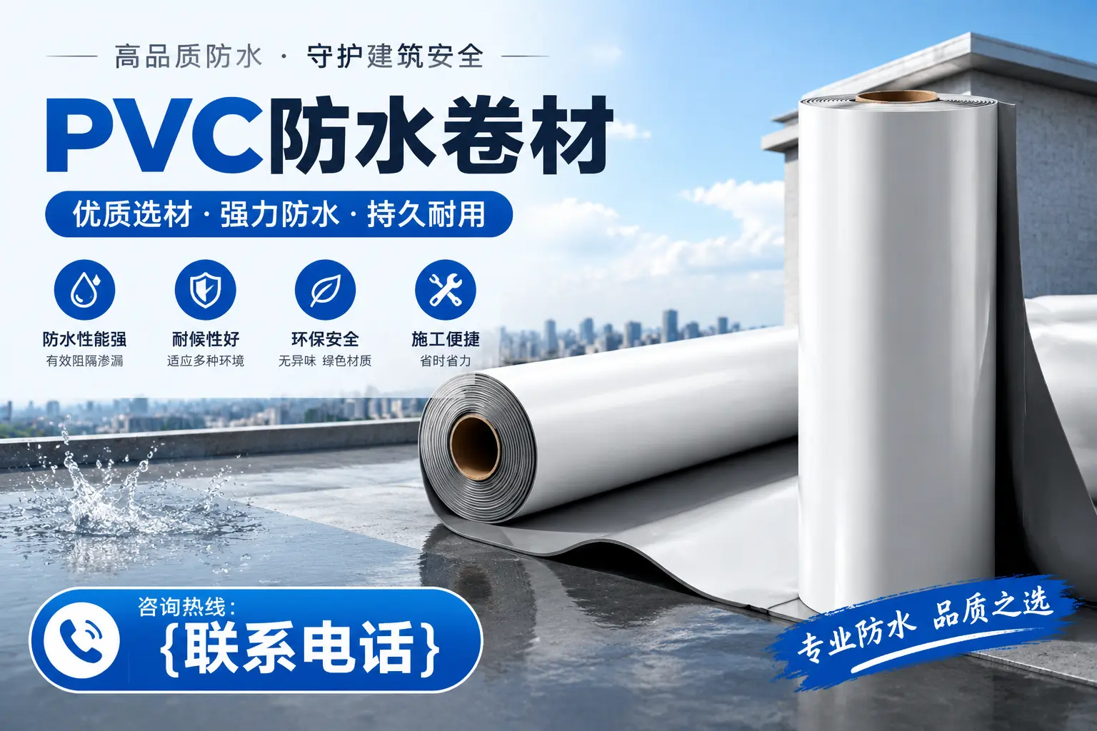 PVC防水卷材的选购技巧与注意事项，助您在潮州找到合适产品